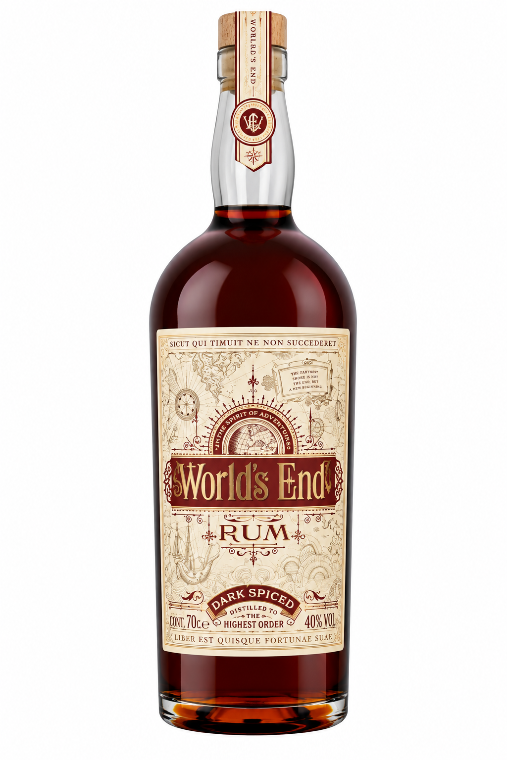 WORLD'S END RUM DARK SPICED 40% 70CL